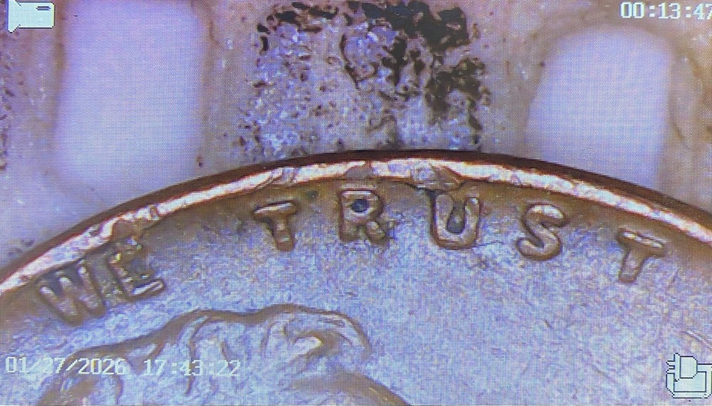 Lincoln 1945 Wheat Penny, DDO/DDR, Multiple Errors.