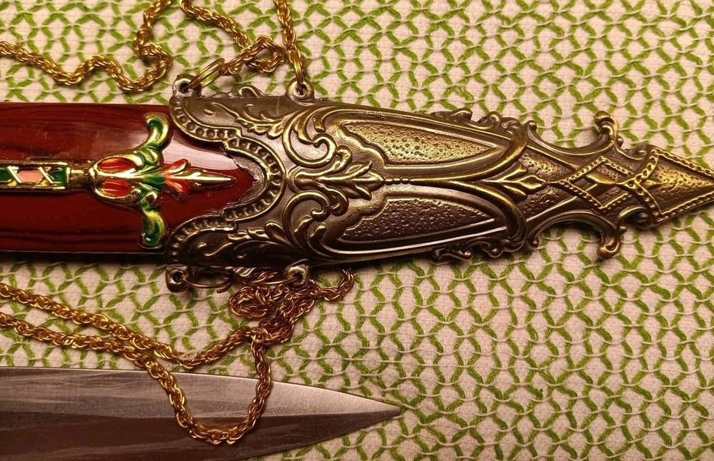 Decorative Dagger / Sword 17" With Sheath, Display Dagger Sword, Ships Fast