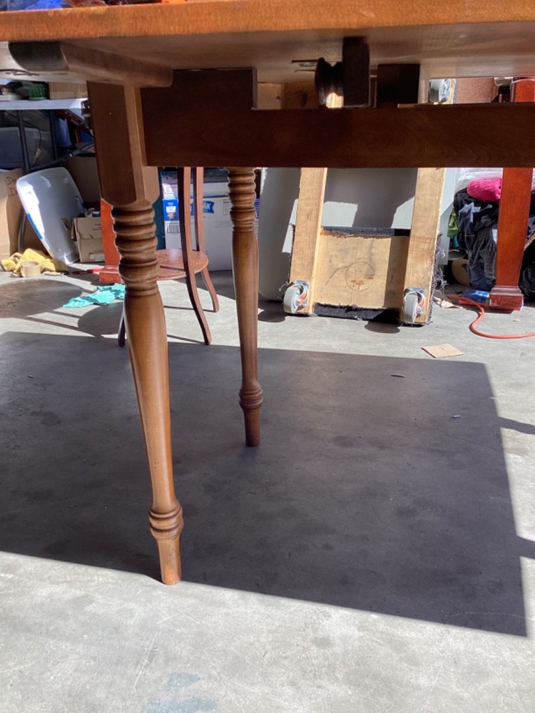 Large Hitchcock Drop Leaf Table Beautiful Some Flaws