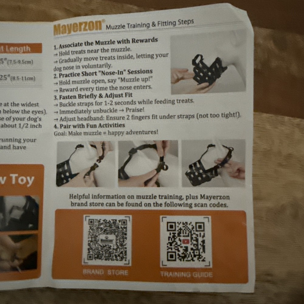 Muzzle For Large Sized Dogs Prevents Biting Scavenging Basket Style Black