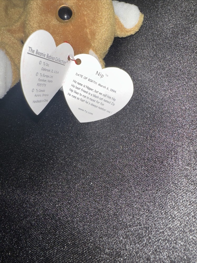 TY Beanie Babies Nip (Cat) - MWMT