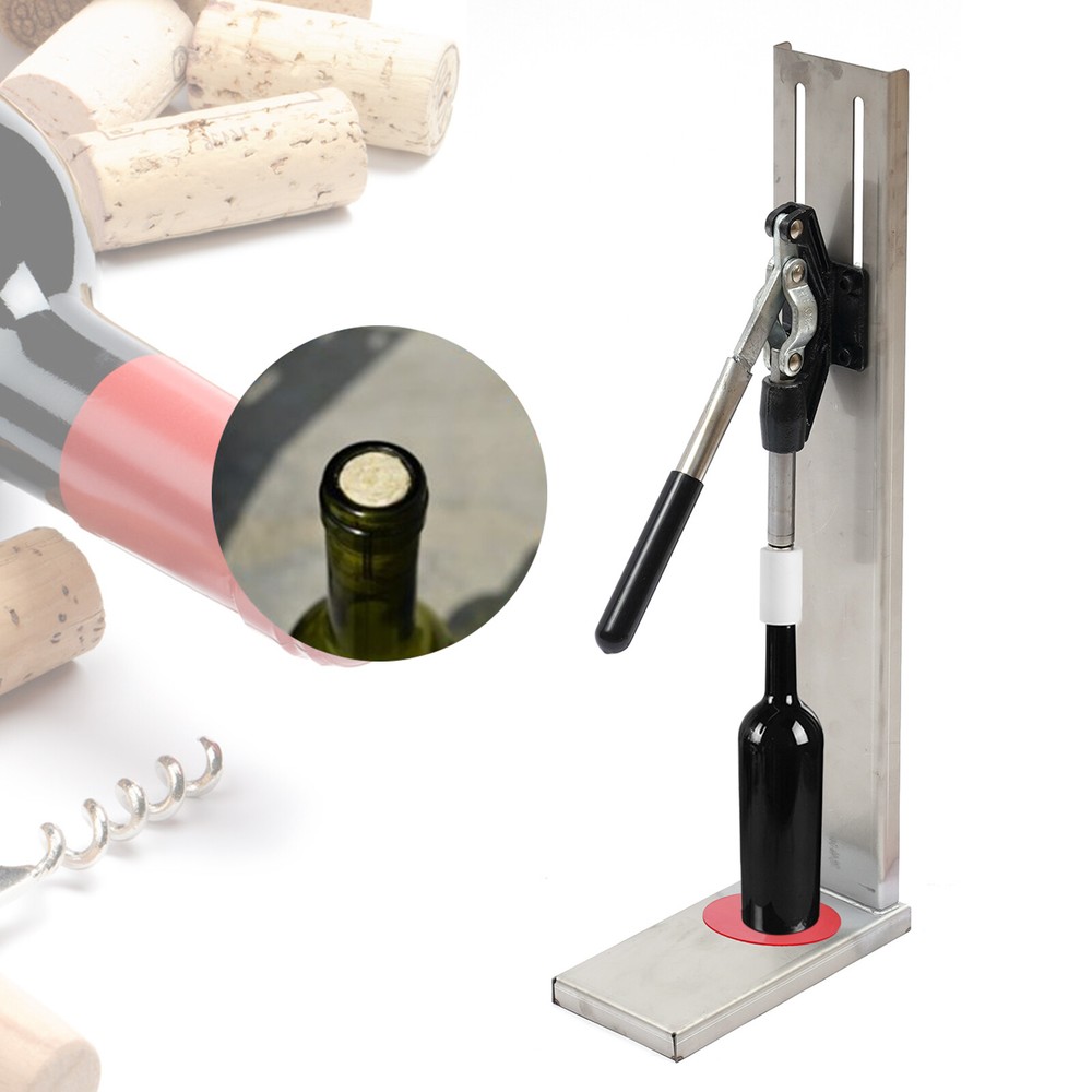 Manual Wine Bottle Corker Hand Wine Bottle Corking Inserting Stopper Tool 2 POM
