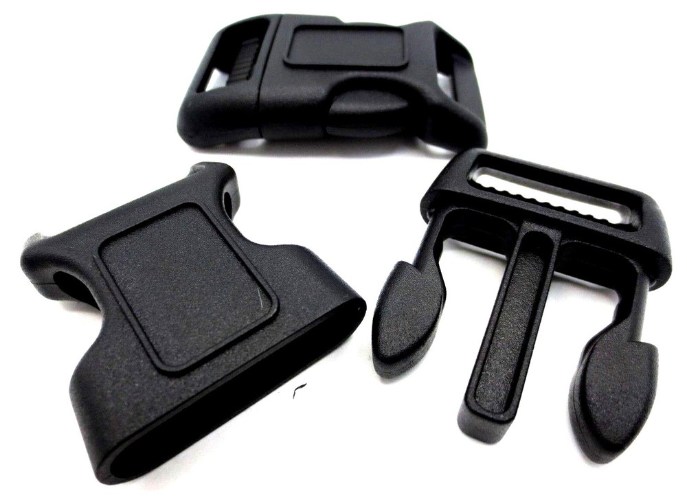 Backpack Strap Buckle Fits 25mm, 1" Wide Strap Webbing, Durable! Free Shipping!