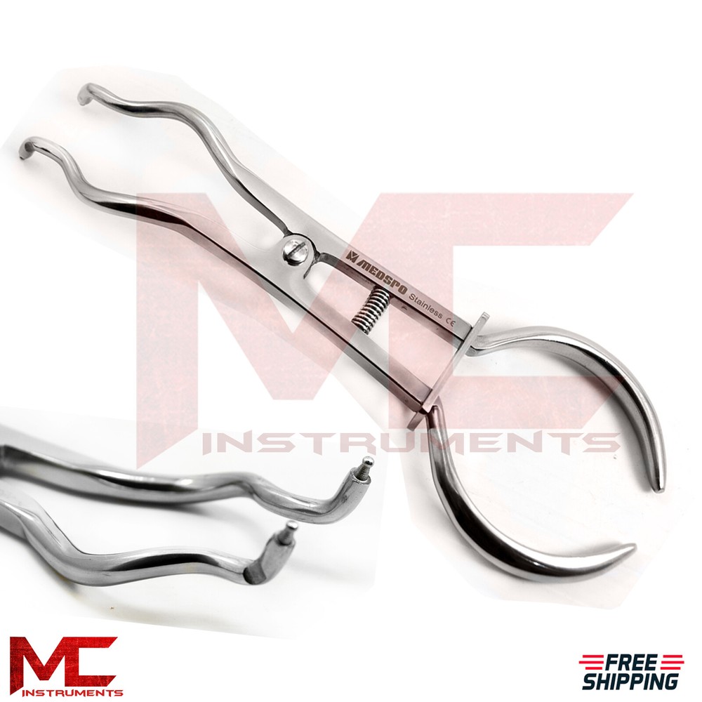 Rubber Dam Brewer Forceps Clamp Holding Endodontics Restorative Instruments