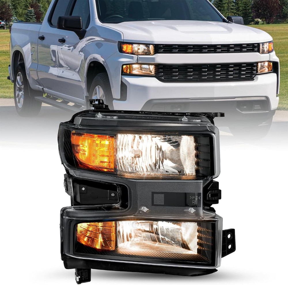 19-21 Chevy Silverado 1500 Halogen Headlight Assembly Right Passenger Side OE