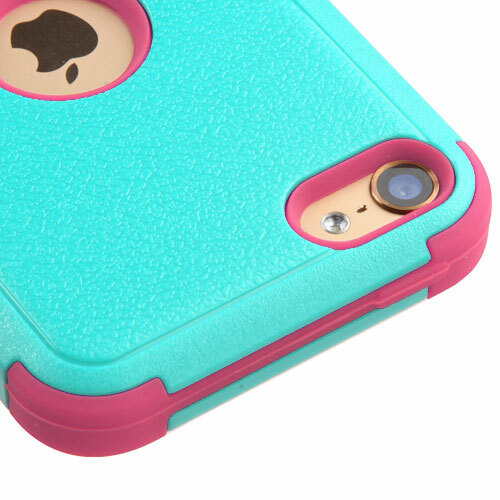 iPod Touch 5th & 6th & 7th Generation - Hard & Soft Silicone Hybrid Case Cover