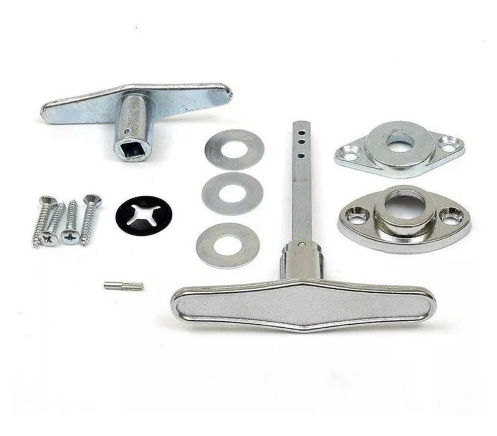 Garage Door Lock Dummy T Handle Set.