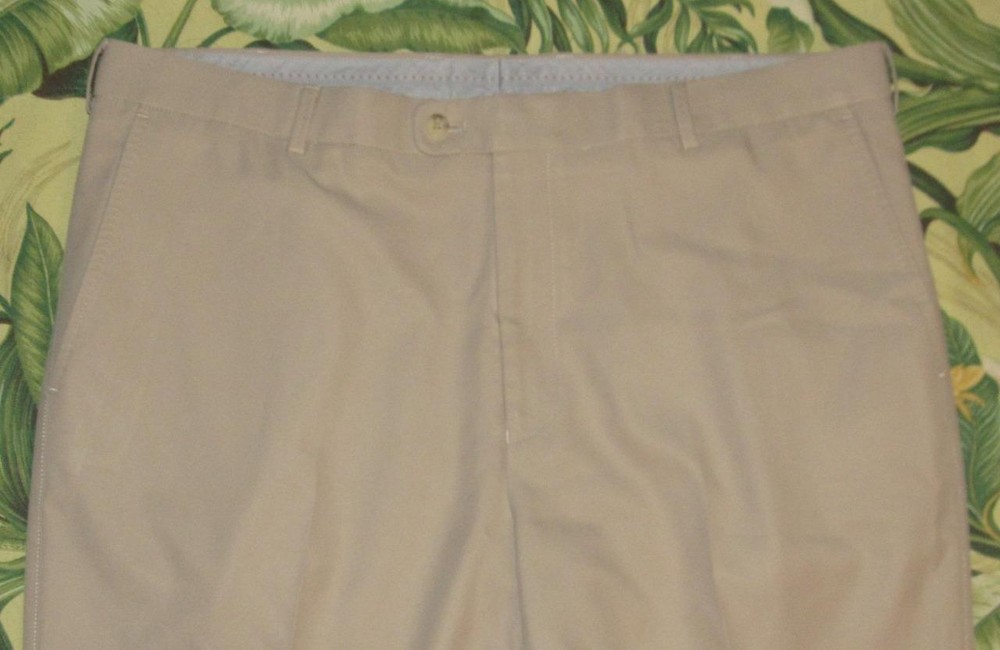 PETER MILLAR Khaki Performance Chino Pants 40 x 32