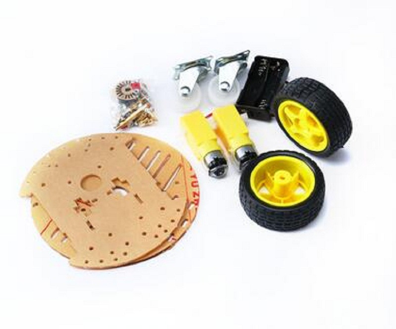 Smart Robot Car TT Motor Parts Assembly Suite Speed Encoder Battery Box 2WD