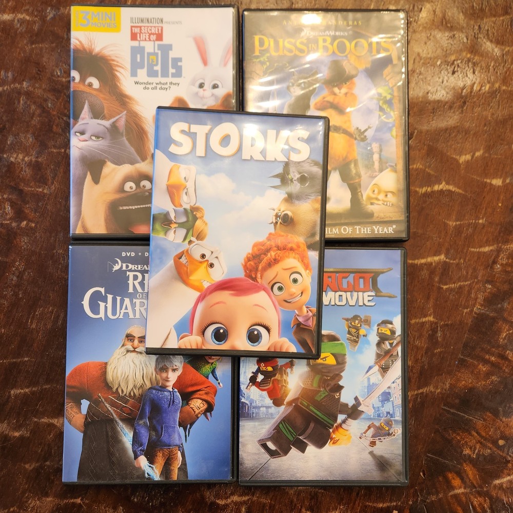 5 - EMPTY DVD CASES - NO DVDS - ARTWORK INCLUDED
