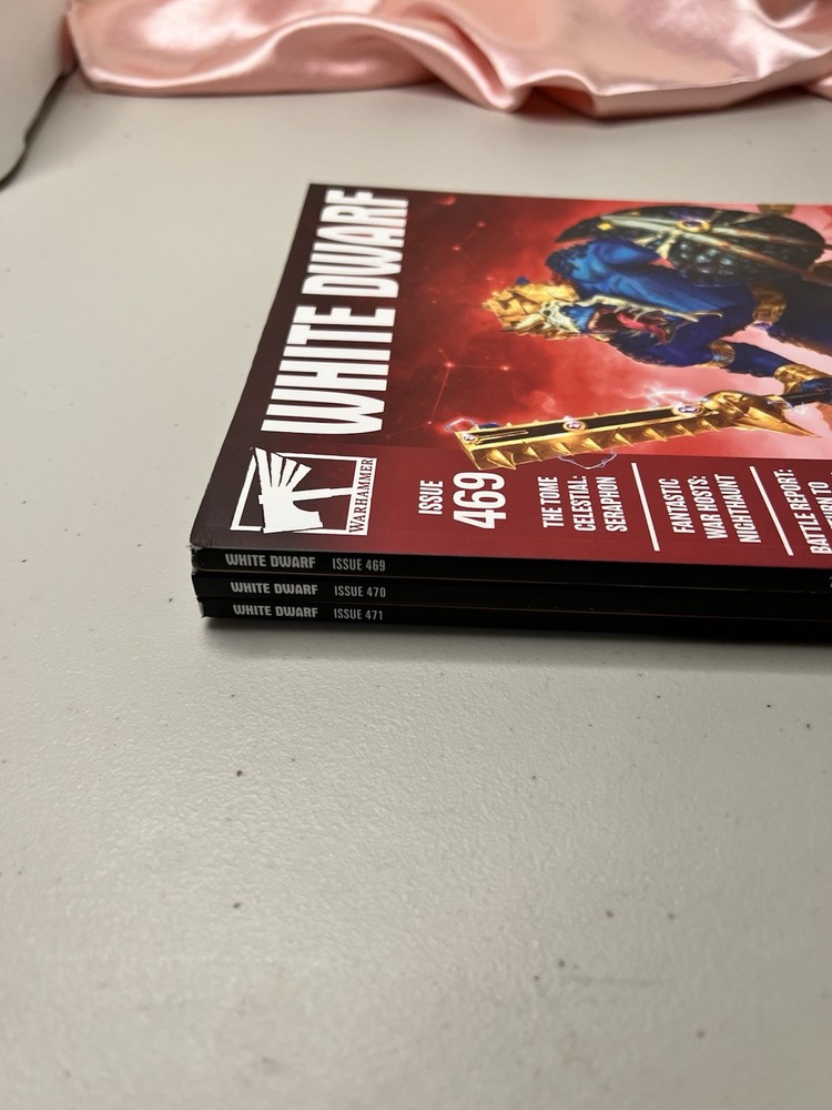 Games Workshop White Dwarf Lot (469, 470, 471 Issues)