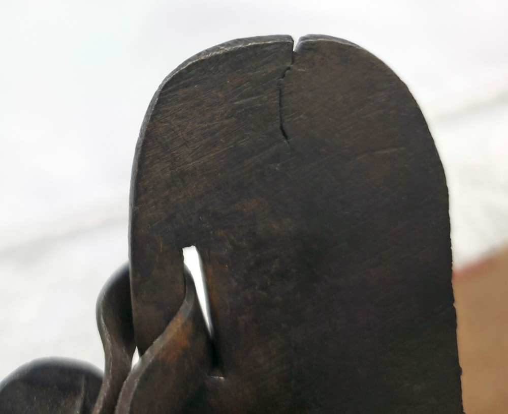 Antique Spanish Style Hand Made Iron Spur with Hand Tooled Pattern ~ Video