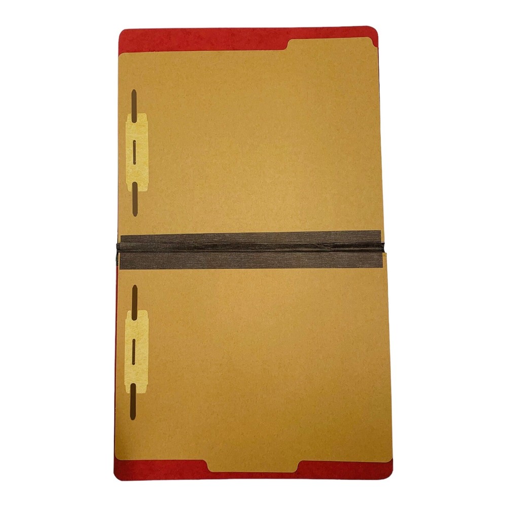 10 Folders Letter Size 6 Section Classification Folder Full Top Tab Earth Red