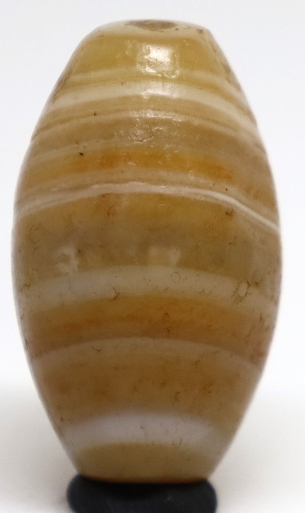 Genuine Ancient Large Agate Dzi Bead in Perfect Condition over 2000 Years Old