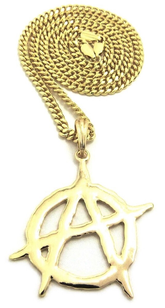 Anarchy New Pendant Necklace with Chain