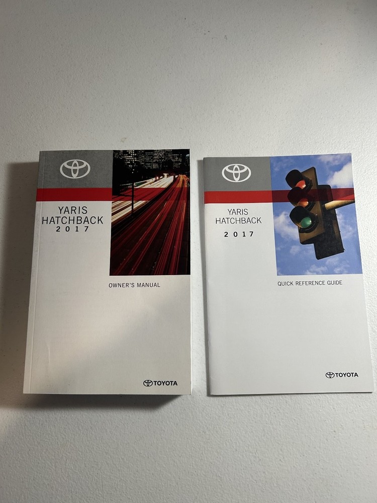 2017 Toyota Yaris Hatchback Owner's Manual Set