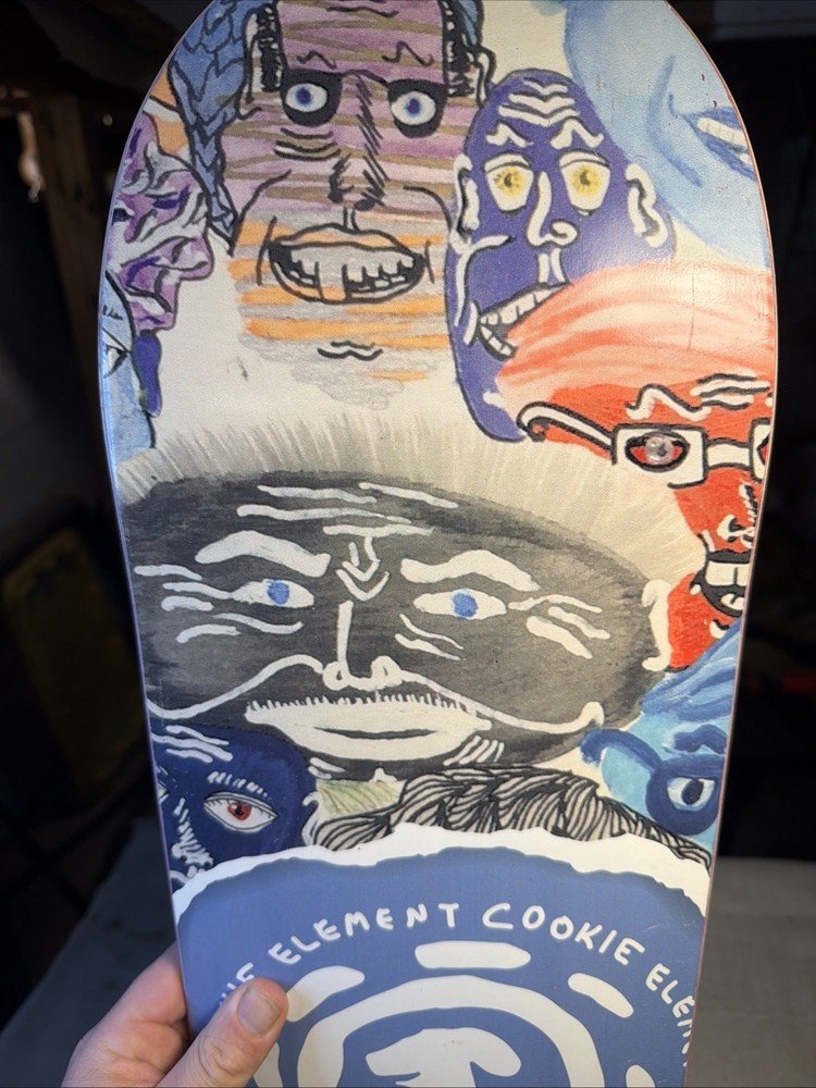 Element COLBOURN COOKIE FACES 8.2 Skateboard DECK Brand New