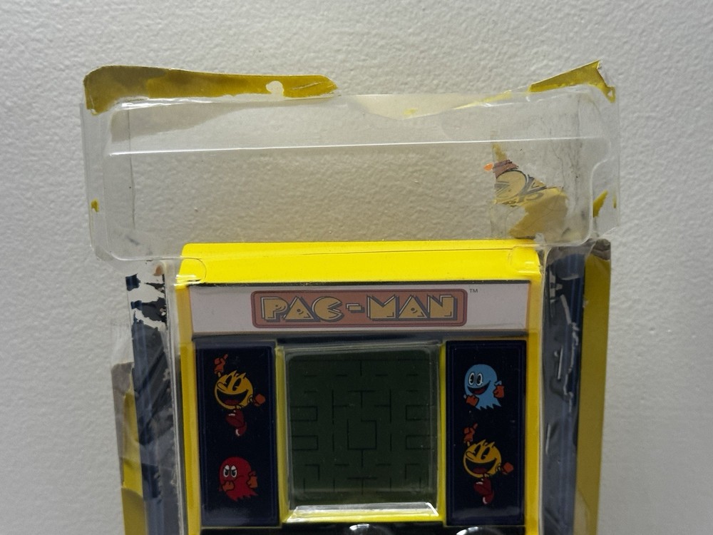 PAC-MAN Mini Arcade Game 6" Handheld Machine Basic Fun Damaged Box NEW