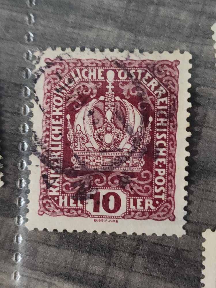Foreign 10 Heller Stamp Used - #A240