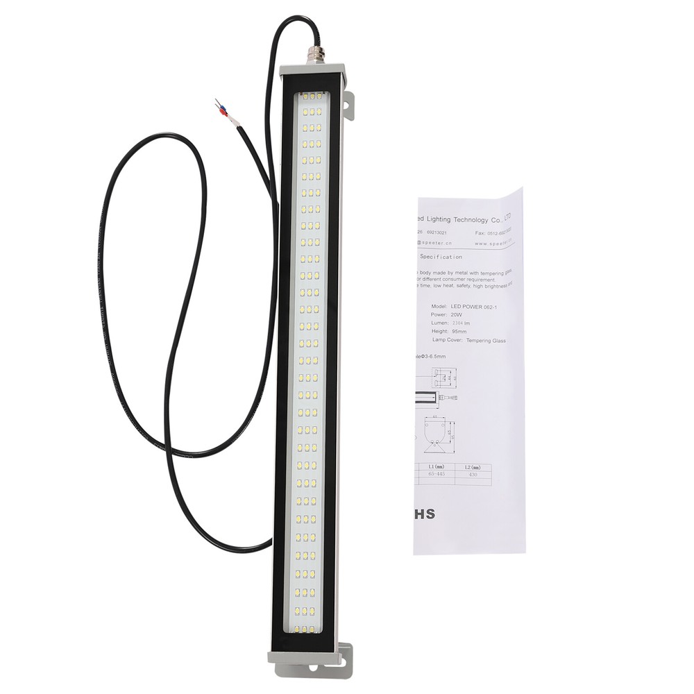 Industrial Machine Tube Light 20W LED Waterproof CNC Machine Work Light IP67