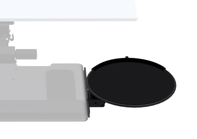 HUMANSCALE Keyboard Tray with Mouse Platform Black Originally $450