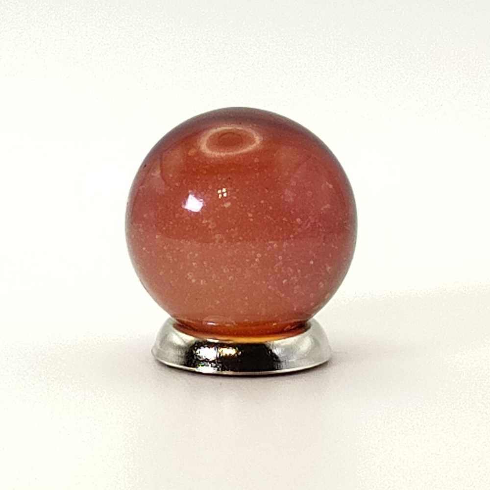 5/8" Master Marble Sunburst Deep Ruby Red & Clear NM+