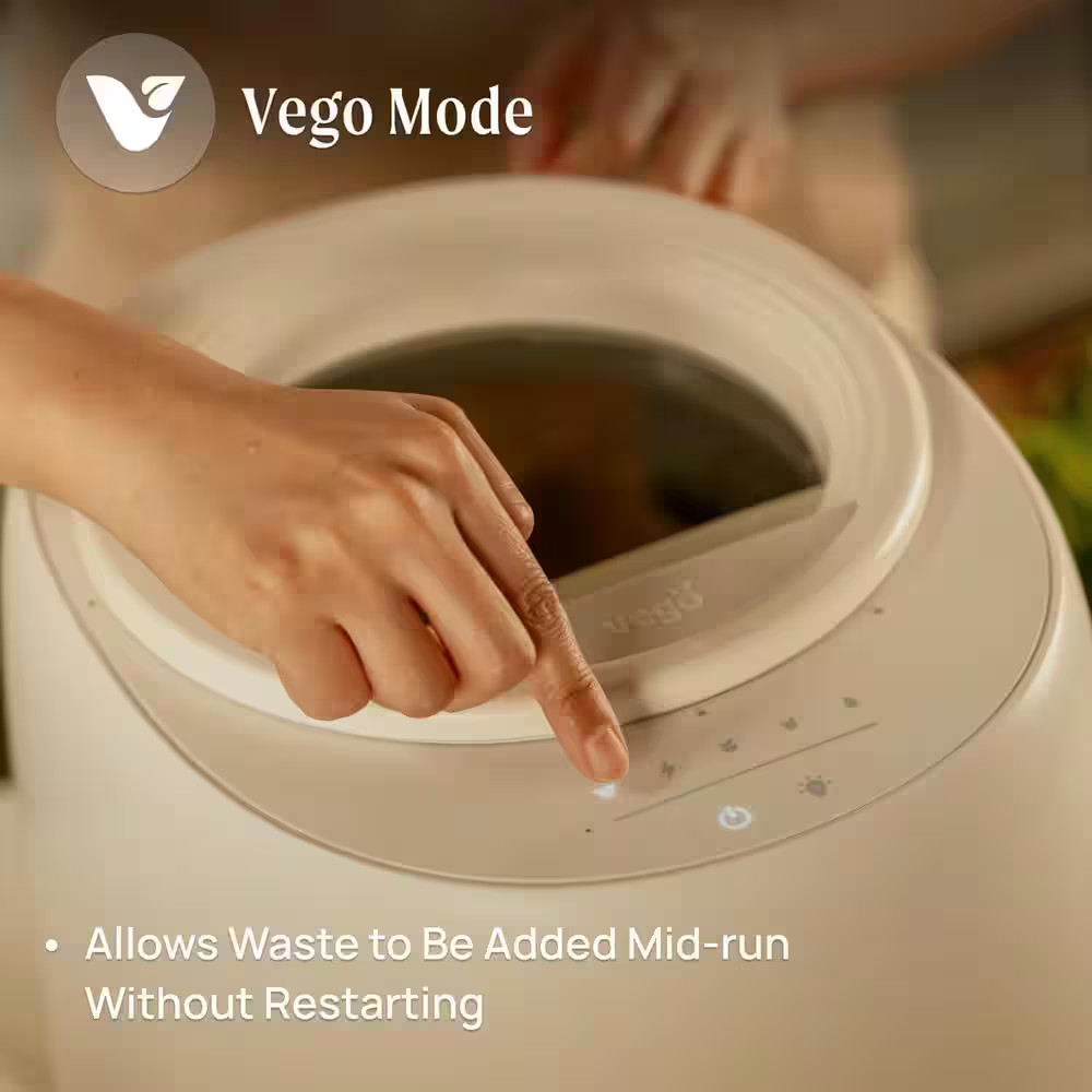 Vego Kitchen Composter 4L Countertop 5 Modes Weight-Based Smart with App Odorles