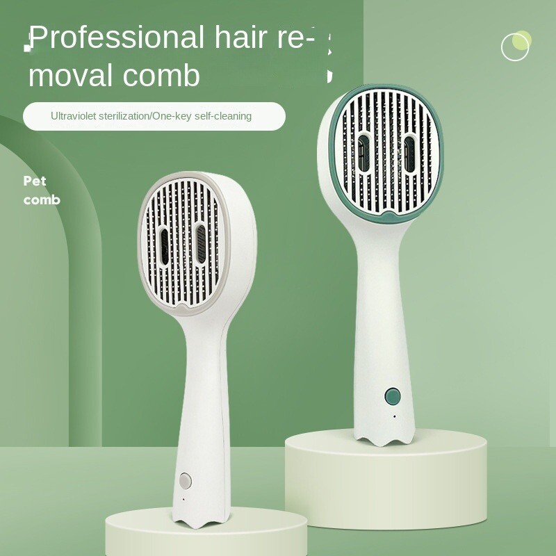 Pet cleaning beauty UV sterilized comb