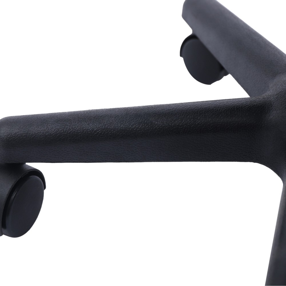 Footstool On Wheels, 15-20'' Adjustable Height, Rolling Stool Foot Rest Stool