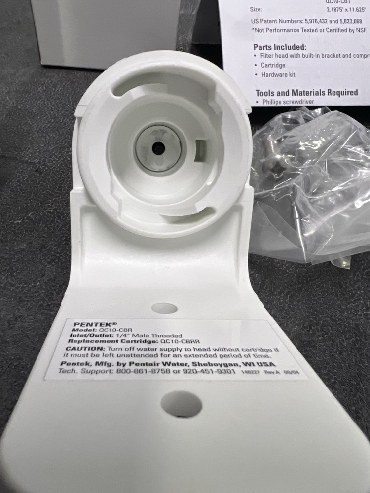 One Pentek QC10-CBRR Quick Change Premium Undersink Water Filter Cartridge