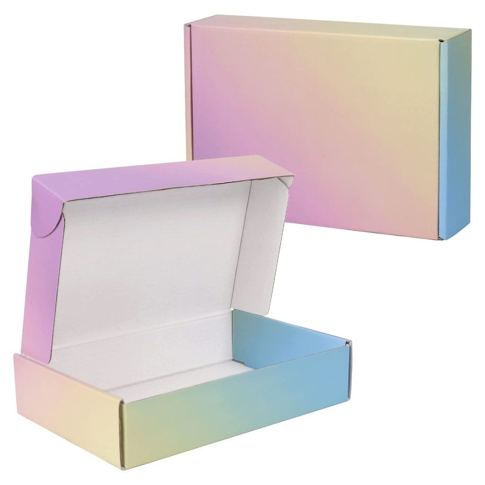 Shipping Boxes for Packaging, 9x6x2 Inches Corrugated Cardboard Boxes, Paper ...