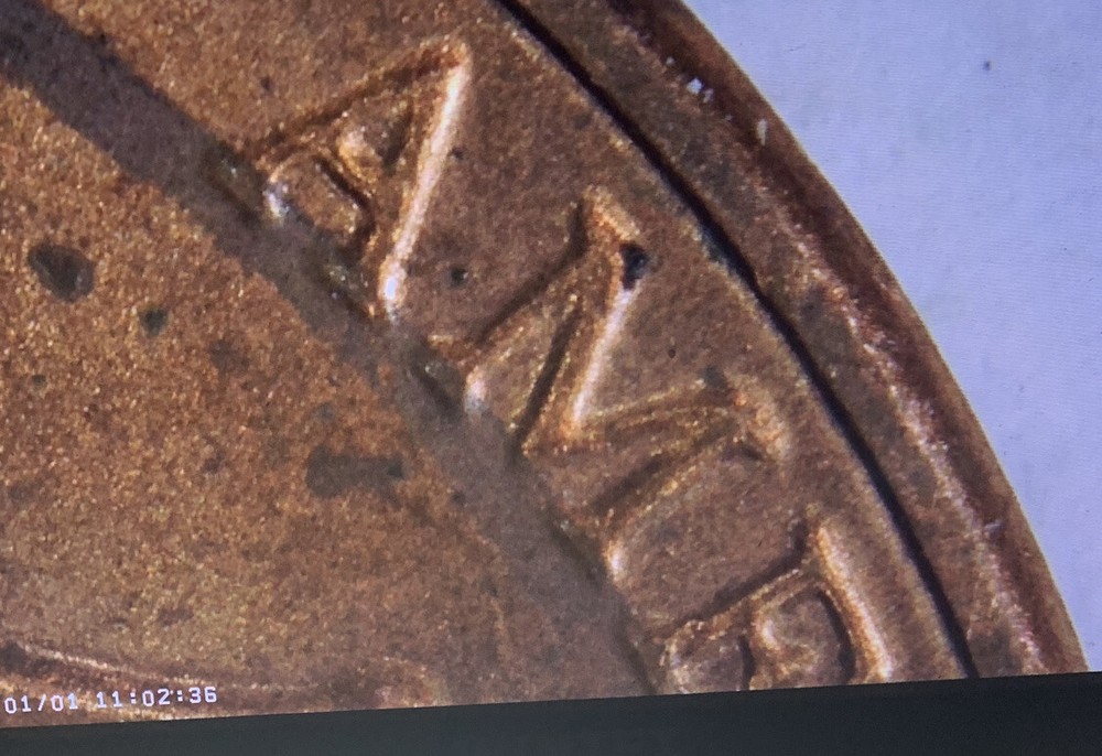 2021D Lincoln Shield Cent with Doubling on the Obverse