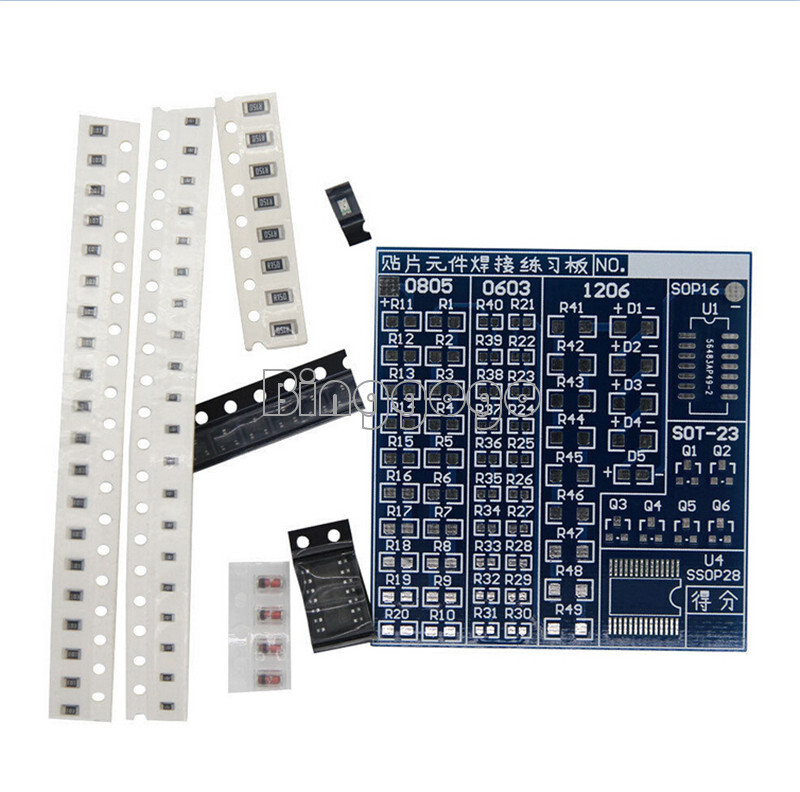 SMT SMD Component Welding Practice Board Soldering Practice DIY Kit NEW