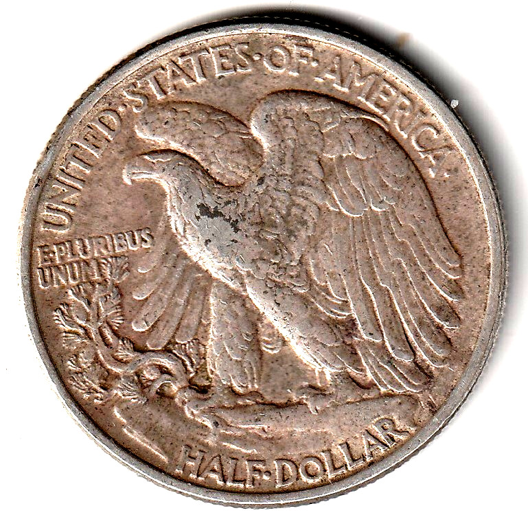 1945 Walking Liberty Half Dollar