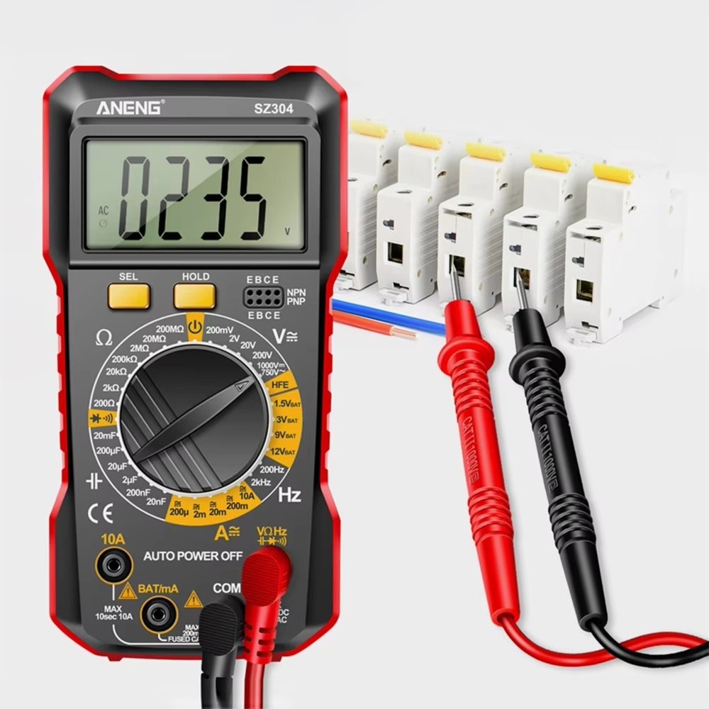 SZ304 Digital Multimeter True RMS Handheld Multifunction High Precision Ste4256