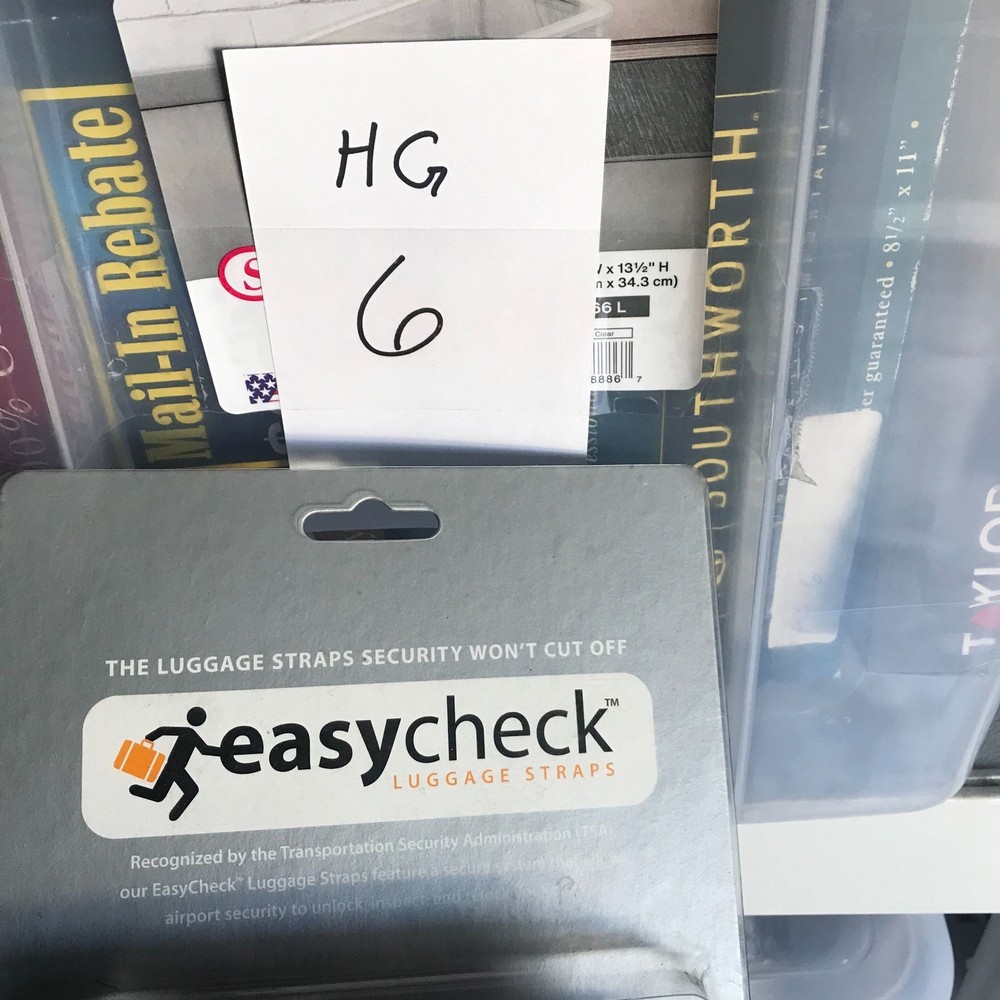 Brookstone EasyCheck TSA Approved Luggage Strap With Combination Lock