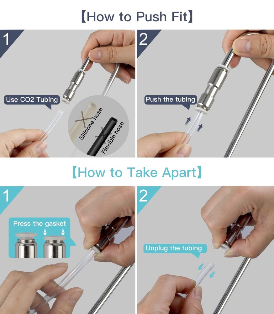 Aquarium Stainless Steel CO2 Diffuser Atomizer Widen Hook 40cm