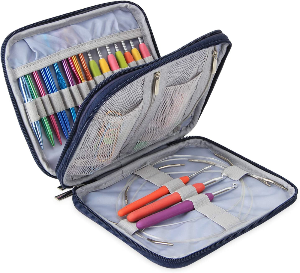 Organizer Case for Interchangeable Circular Knitting Needles