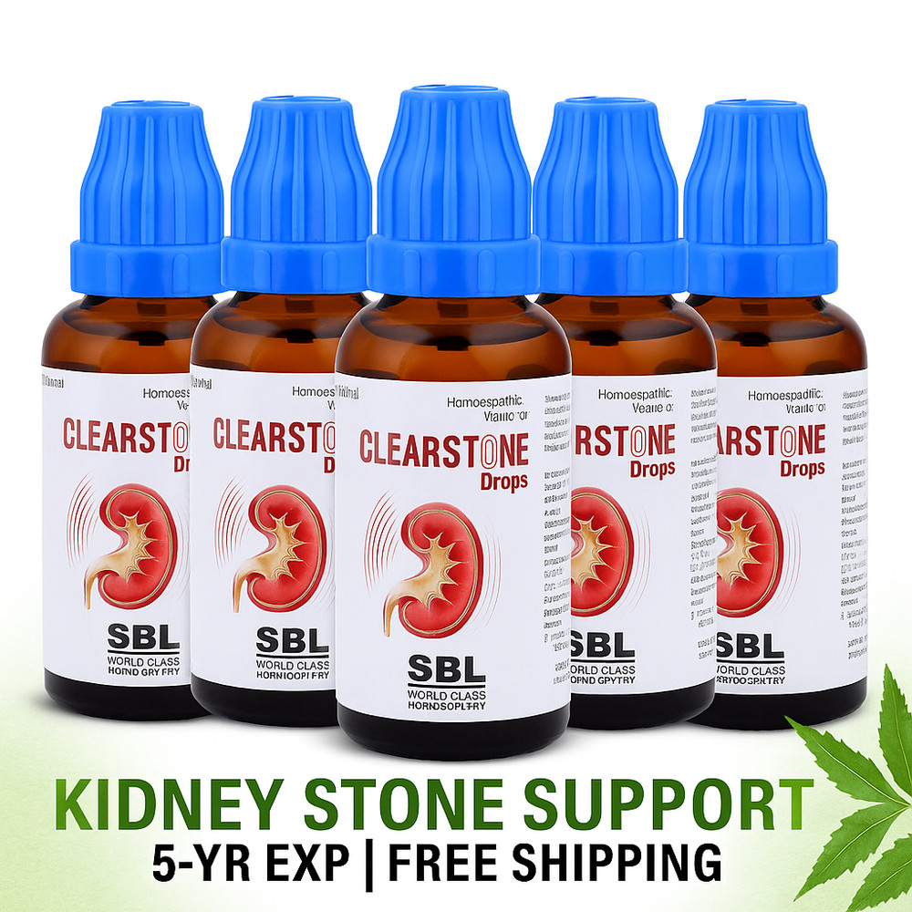 SBL Clearstone Drops 30ml x 5 | Kidney Stone Relief | 5-Yr Exp | Free Ship