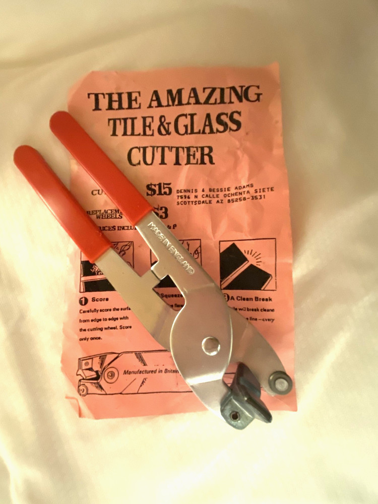 Tile And Glass Cutter Tool Made In Great Britain