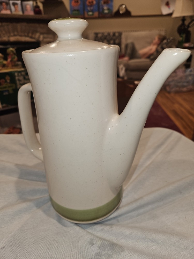 Spring Collection Stoneware Coffee Pot 9"