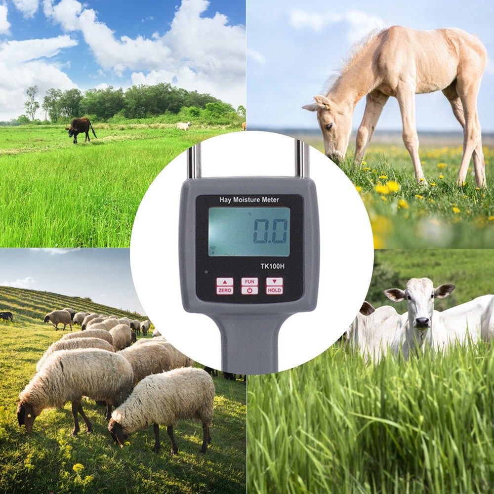 Moisture Meter ABS Housing Digital Display Handheld Moisture Tester New