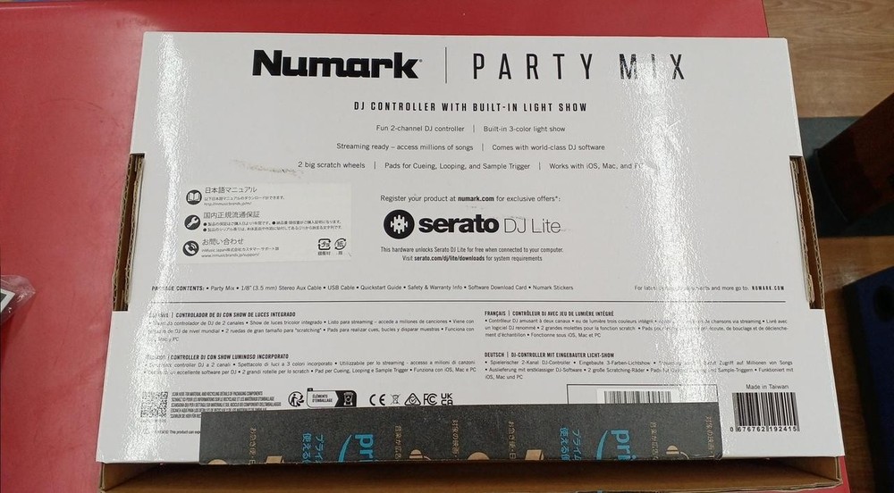 Numark Party Mix DJ Controller Portable USB MIDI Mixer New