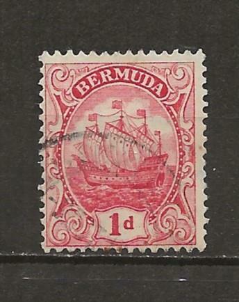 BERMUDA SAILING SHIP USED SINGLE - SCOTT 42  - a26e