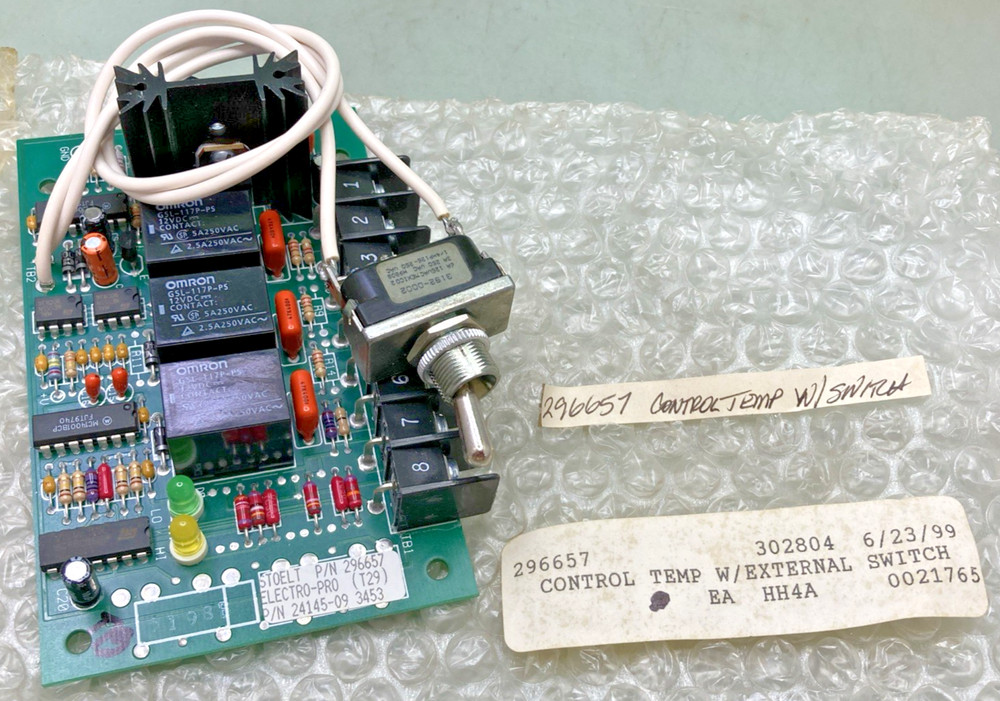 NEW GENUINE STOELTING 296657 TEMPERATURE CONTROL WITH EXTERNAL SWITCH