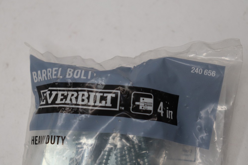 Everbilt 4 in. Zinc-Plated Heavy Duty Barrel Bolt