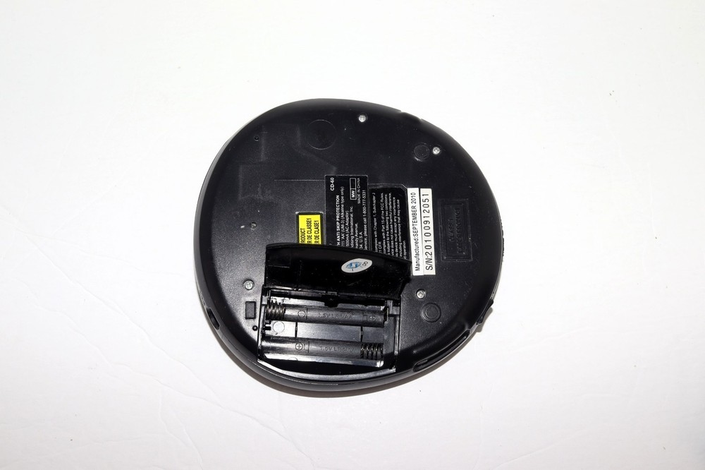 Jensen CD60 Portable CD Player - Silver/Black
