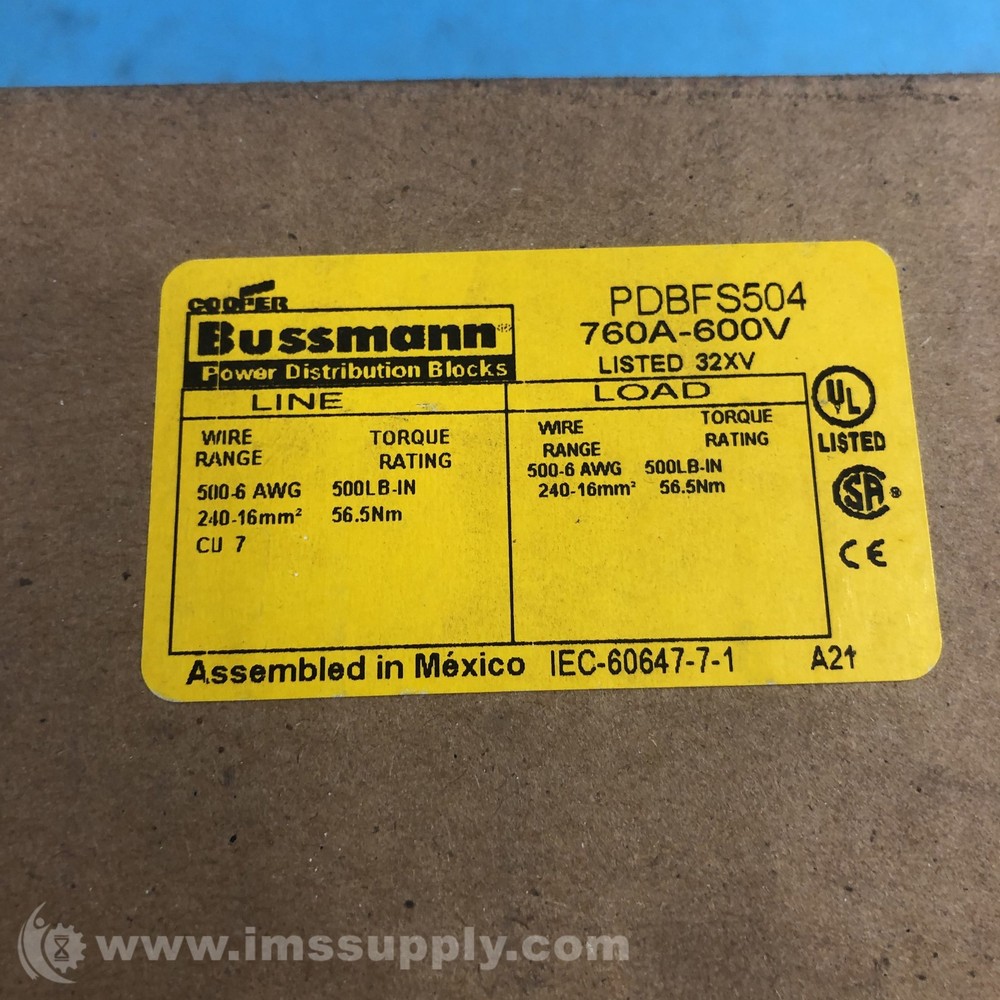 BUSSMANN PDBFS504 FNOB