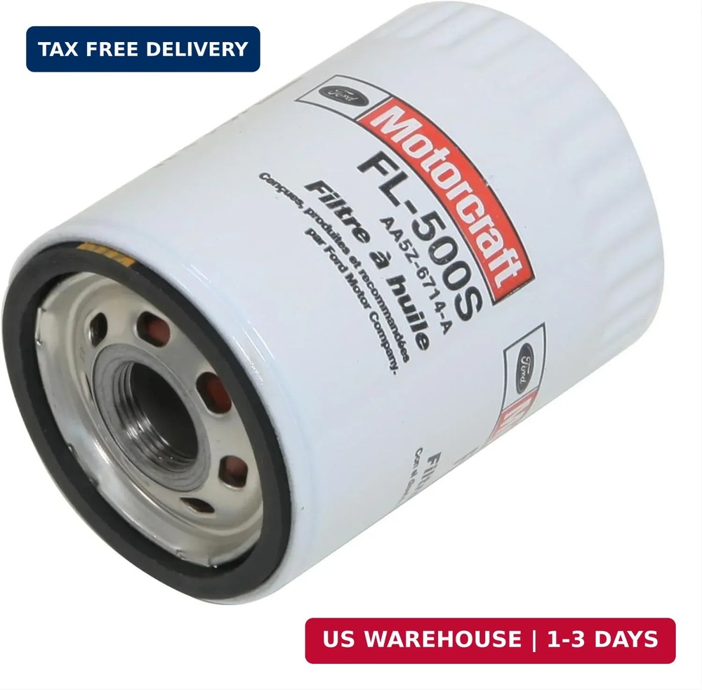 Motorcraft Engine Oil Filter - FL-500-S (OE Replacement for Select Models and Ye