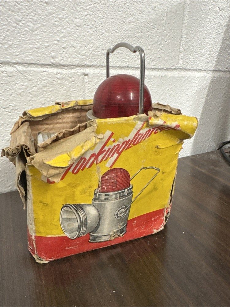 🔶️VINTAGE LANTERN FLASHLIGHT RED WARNING LIGHT TORCH RAILROAD RAIL RAILWAY